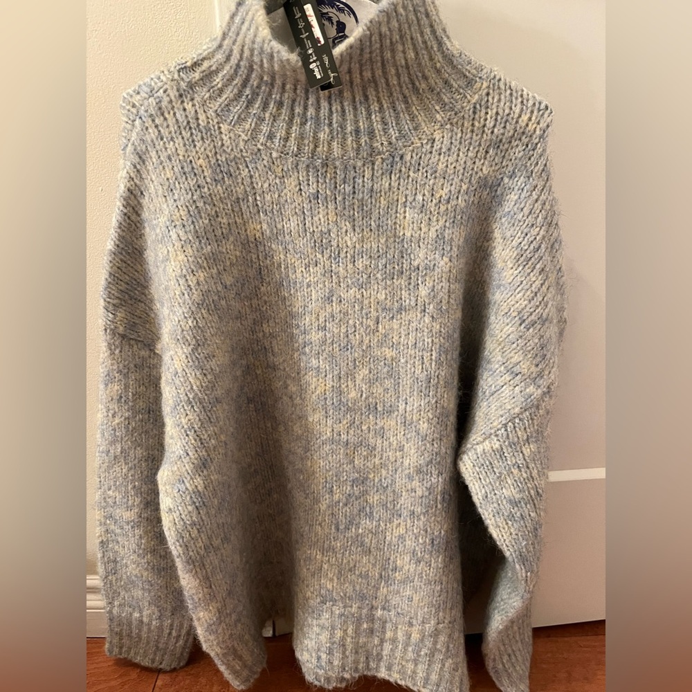 Lyla and Lux oversized mock neck knit new sweater nwt